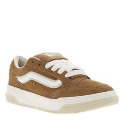Baskets Femme - VANS - Talon Plat - Cuir - Camel/Marron