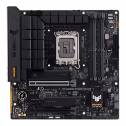 ASUS TUF GAMING B760M-PLUS D4, Intel, LGA 1700, Intel® Celeron®, Intel® Pentium® Gold, Intel® Core™ i3, Intel® Core™ i5, Inte ...