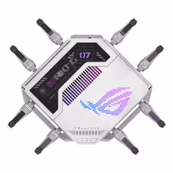 ASUS ROG Rapture GT-BE19000AI routeur sans fil 10 Gigabit Ethernet Tri-bande (2,4 GHz / 5 GHz / 6 GHz) Blanc - Vue supplémentaire 4