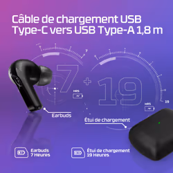 HyperX Cloud MIX Buds 2 (noir) - Vue supplémentaire 8