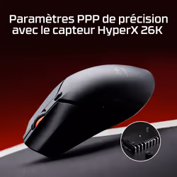 HP HyperX Pulsefire Haste 2 Mini - Souris gamer sans fil (noir) - Vue supplémentaire 10