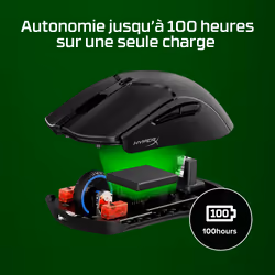 HP HyperX Pulsefire Haste 2 Mini - Souris gamer sans fil (noir) - Vue supplémentaire 12