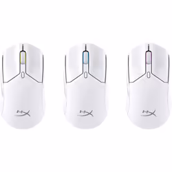 HP HyperX Pulsefire Haste 2 Mini - Souris gamer sans fil (blanc) - Vue supplémentaire 7