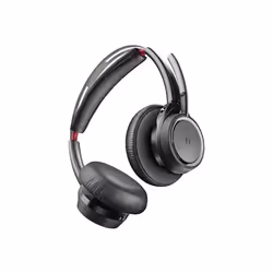 POLY Voyager Focus B825 USB-A, Sans fil, Bureau/Centre d'appels, 155 g, Casque, Noir