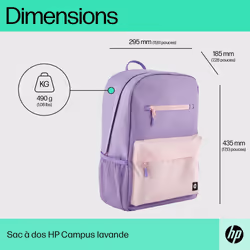 HP Sac à dos Campus (lavande)