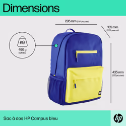 HP Sac à dos Campus (bleu) - Vue supplémentaire 12