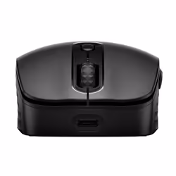 HP Souris WRLS avec charge Qi 650, Ambidextre, Bluetooth, 4000 DPI, Noir