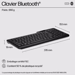 HP Clavier Bluetooth multi-périphériques 460 - Vue supplémentaire 9