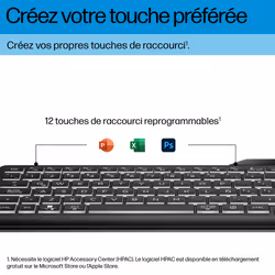 HP 405 Multi-Device Backlit Wired Keyboard - Vue supplémentaire 5
