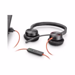 HP Blackwire C5220, Avec fil, Bureau/Centre d'appels, 20 - 20000 Hz, 164,2 g, Casque, Noir