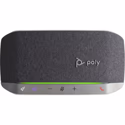 POLY Haut-parleur Sync 20-M + câble USB-A vers USB-C, PC, Noir, 0,715 m, Tactile, 86 dB, Sans fil