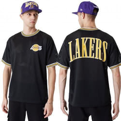 Tee shirt homme - NEW ERA - Lakers - Manches courtes - Noir - Basket-ball