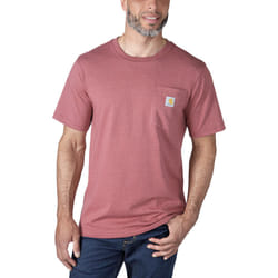 Carhartt Relaxed Fit Heavyweight K87 Pocket T-shirt, rouge, taille S pour Hommes