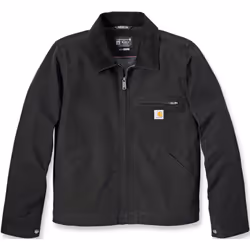 Carhartt Rugged Flex Relaxed Fit Duck Detroit Veste, noir, taille S pour Hommes