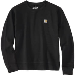 Carhartt Relaxed Fit Midweight French Terry Crewneck Sweat-shirt femme, noir, taille S pour Femmes
