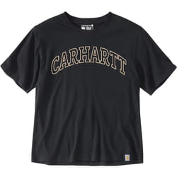 Carhartt Loose Fit Lightweight Short Sleeve Graphic T-Shirt Femme, noir, taille XS pour Femmes