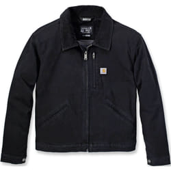 Carhartt Rugged Flex Relaxed Fit Canvas Detroit Veste Femme, noir, taille S pour Femmes