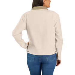 Carhartt Rugged Flex Relaxed Fit Canvas Detroit Veste Femme, beige, taille L pour Femmes