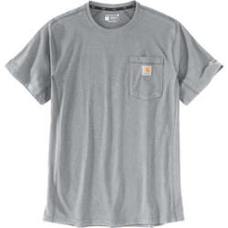 Carhartt Force Relaxed Fit Midweight Short Sleeve Pocket T-shirt, gris, taille 2XL pour Hommes