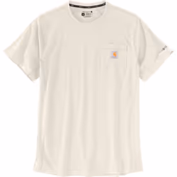Carhartt Force Relaxed Fit Midweight Short Sleeve Pocket T-shirt, beige, taille 2XL pour Hommes
