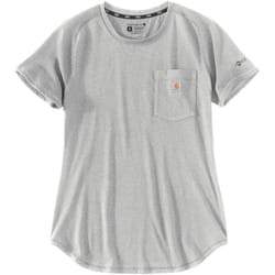 Carhartt Force Relaxed Fit Midweight Pocket T-Shirt Femme, gris, taille L pour Femmes