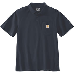 Carhartt Loose Fit Short-Sleeve Pocket Polo, bleu, taille 2XL pour Hommes