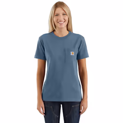 Carhartt Loose Fit Heavyweight Short-Sleeve Pocket 2024 T-shirt, gris-bleu, taille XL pour Hommes
