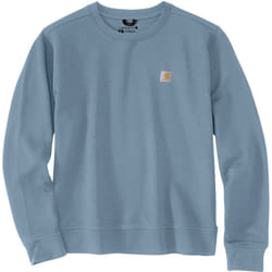 Carhartt Relaxed Fit Midweight French Terry Crewneck Sweat-shirt femme, bleu, taille XL pour Femmes