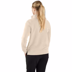 Carhartt Relaxed Fit Half Zip Sweat-shirt femme, beige, taille XS pour Femmes