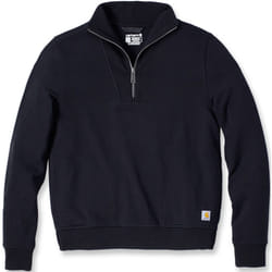 Carhartt Relaxed Fit Half Zip Sweat-shirt femme, noir, taille S pour Femmes