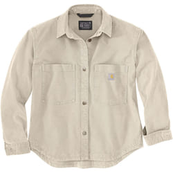 Carhartt Rugged Flex Loose Fit Heavyweight Duck Chemise femme, beige, taille XS pour Femmes