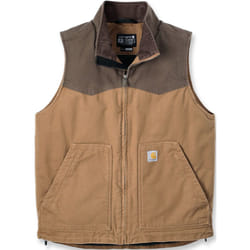 Carhartt Montana Rugged Flex Relaxed Fit Duck Gilet, brun, taille 2XL pour Hommes