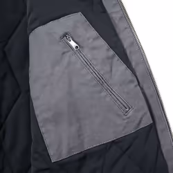 Carhartt Montana Rugged Flex Relaxed Fit Duck Gilet, noir-gris, taille M pour Hommes