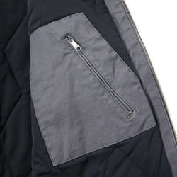 Carhartt Montana Rugged Flex Relaxed Fit Duck Gilet, noir-gris, taille M pour Hommes