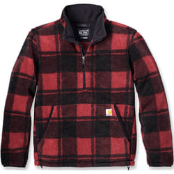 Carhartt Loose Fit Fleece Sweat-shirt, noir-rouge, taille 2XL pour Hommes