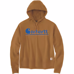 Carhartt Loose Fit Fall Graphic Sweat à capuche pour femme, brun, taille M pour Femmes