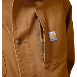 Carhartt Loose Fit Firm Duck Blanket-Lined Chore Manteau, brun, taille L pour Hommes