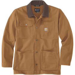 Carhartt Loose Fit Firm Duck Blanket-Lined Chore Manteau, brun, taille XL pour Hommes