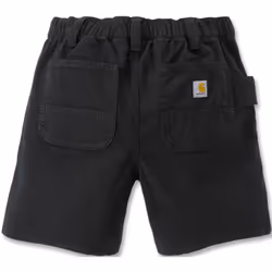 Carhartt Rugged Flex Relaxed Fit Canvas Work Shorts pour dames, noir, taille L 34 pour Femmes