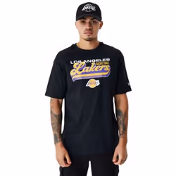 Tee shirt - Los Angeles Lakers - 60424446 - Noir - Imprimé rétro - Manches courtes