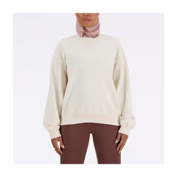 New Balance modèle Athletics French Terry Crew Beige - M