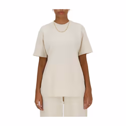 New Balance modèle Athletics Jersey T-shirt Beige - S