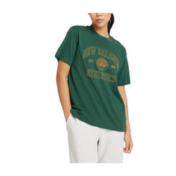 New Balance modèle Athletics Oversized Crest T Vert - M