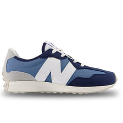 Chaussures New Balance 327 pour Garçon Bleu GS327CJ - Lacets - Enfant - Plat - Textile