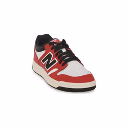 Chaussures pour Enfant - NEW BALANCE - 480 - Rouge - Lacets - Plat