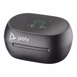 HP Poly Voyager Free 60+ UC, Sans fil, Appels/Musique, Casque, Noir