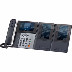 POLY Téléphone IP Edge E550 compatible PoE