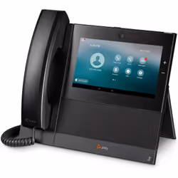 POLY Téléphone multimédia professionnel CCX 700 avec Open SIP et compatible PoE