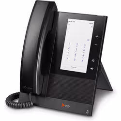 POLY Téléphone multimédia professionnel CCX 400 pour Microsoft Teams et compatible PoE