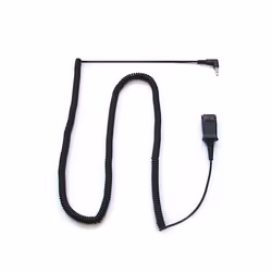 POLY Câble 3,5 mm vers QD pour IP Touch (3 m), Cable, Noir